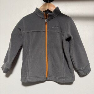 Toddler Columbia Zip Up Sweater Grey Size 18-24m